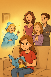 I Want My Mother Back. Jeniffer meets three magical mothers and learns that no one can replace the love of her real mother.