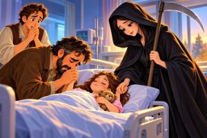 In Death’s Godson, Mr. Rogers meets Death in this dramatic adaptation of the Brothers Grimm fairy tale Godfather Death.